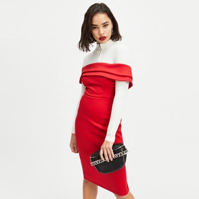 Red Scuba Dress